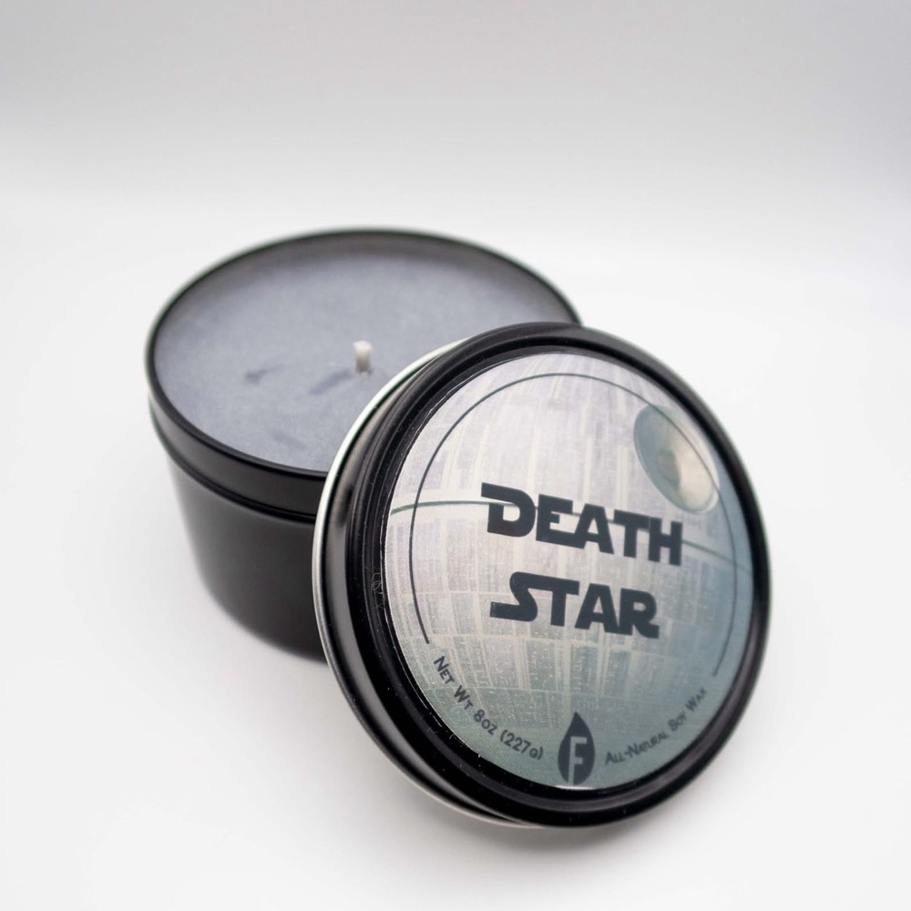 Death Star Candle | Space Station Scent | Metallic Smoke | Limited Edition